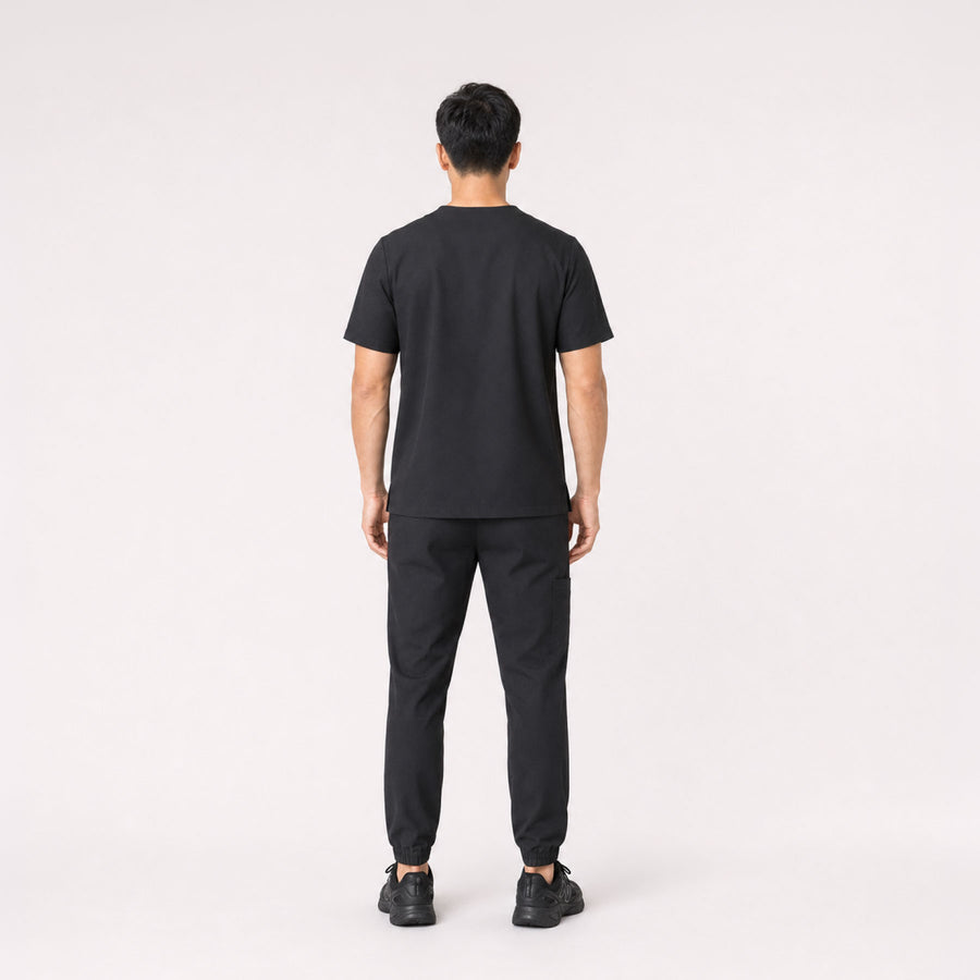 Cuello V con Pantalón - Negro