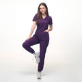 Cuello V con Pantalón - Morado